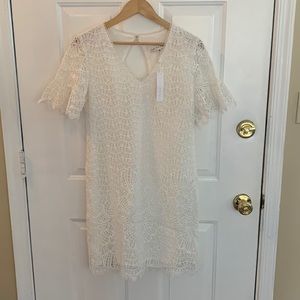 NWT white Trina Turk size 8 lace dress
